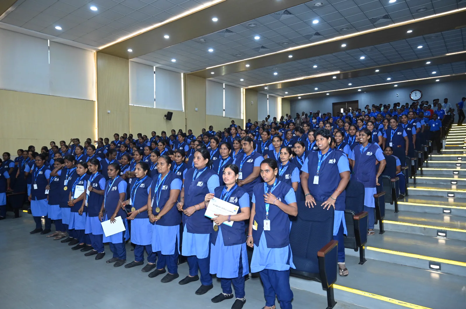 360 Degree team gathered together at a company celebration